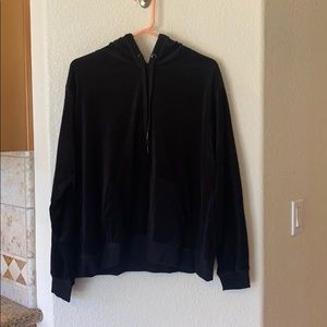 NWT velour hoodie